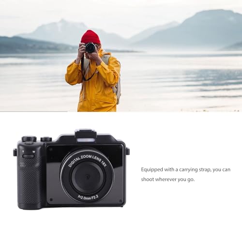 Cámara Digital 4K Inalámbrica Zoom 64MP Antivibración 18X - Fernando Cortés Cámara Digital 4K Inalámbrica Zoom 64MP Antivibración 18X - Fernando Cortés