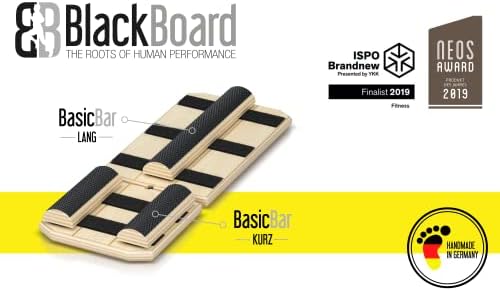 BlackBoard® Trenażer stóp I Skuteczne wzmocnienie stóp i stabilizacja stóp | Trening osi nóg w celu zapobiegania bólom stawów | trener równowagi i | fizjoterapia  Made in Germany