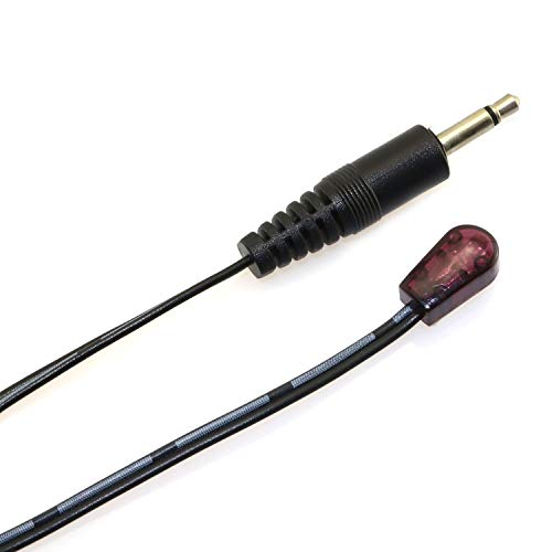 RuiLing 1-Pack 3.5mm IR Infrared Emission Line Remote Control Receiver Extension Cord Cable 1m