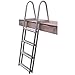 Extreme Max 3005.3380 Heavy Duty Aluminum Pontoon & Dock Ladder - 4 Steps, 15