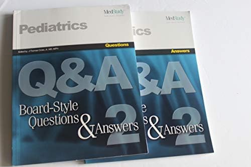MedStudy Pediatrics Board Style Questions and Answers (Questions and Answers, Volume 3) Paperback – January 1, 2008
