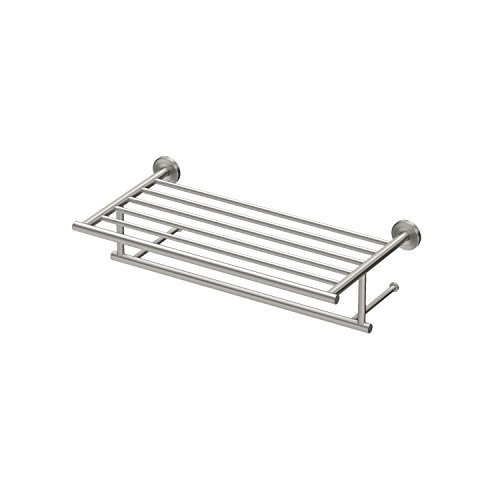 Gatco 1818SN Latitude II wieszak na ręczniki, satynowy nikiel, 40 cm