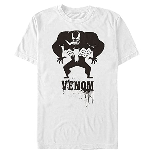 T-shirt Venom blanc manches courtes 4XL au design imprimé Kawaii