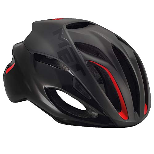 MET Rivale - Casco - Negro Contorno de la Cabeza 54-58 cm 2017