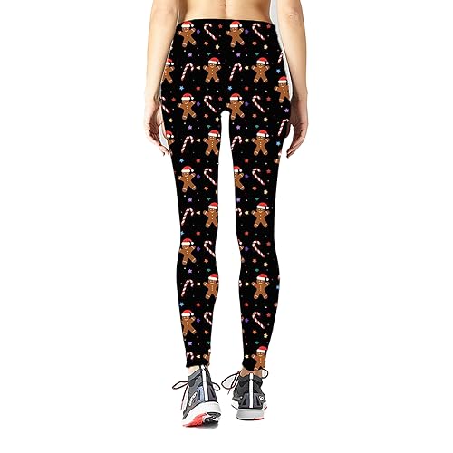 NetSetUK Women's Christmas Novelty Print Legging Xmas Print Fitness Running Yoga for Ladies Plus Size - Image 4