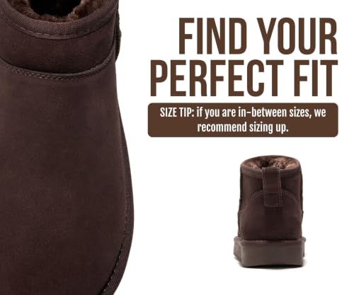 Image of Project Cloud Genuine Leather Ankle Boots for Women - Water Resistant with Memory Foam Insole Winter Boots - Trending Shoes & Comfortable Women's Ankle Boots (Hippy)