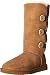 UGG-« Bailey Button Triplet Boot Kids Size 3, Chestnut
