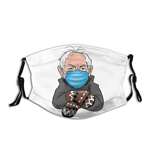 Bernie Sanders vantar unisex anti-damm munskydd återanvändbart utbytbart tvättbart svart