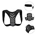 UTHCLO Adjustable Posture Corrector Back Brace Breathable PU Leather Invisible Trainer Belt for Women Men Comfortable Support Humpback Correction Suitable for Home Office School Use
