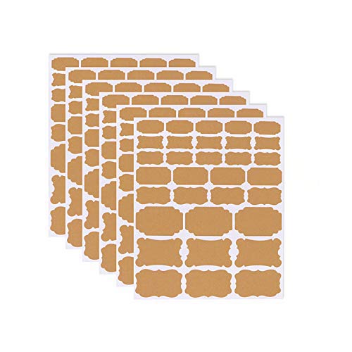 Etiquetas Kraft, etiqueta autoadhesiva ecológica de papel Kraft