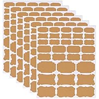 Etiquetas Kraft, etiqueta autoadhesiva ecológica de papel Kraft