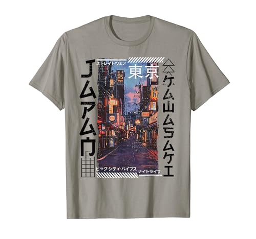 Kawasaki City Retro Japón Estética Calles de Kawasaki Camiseta