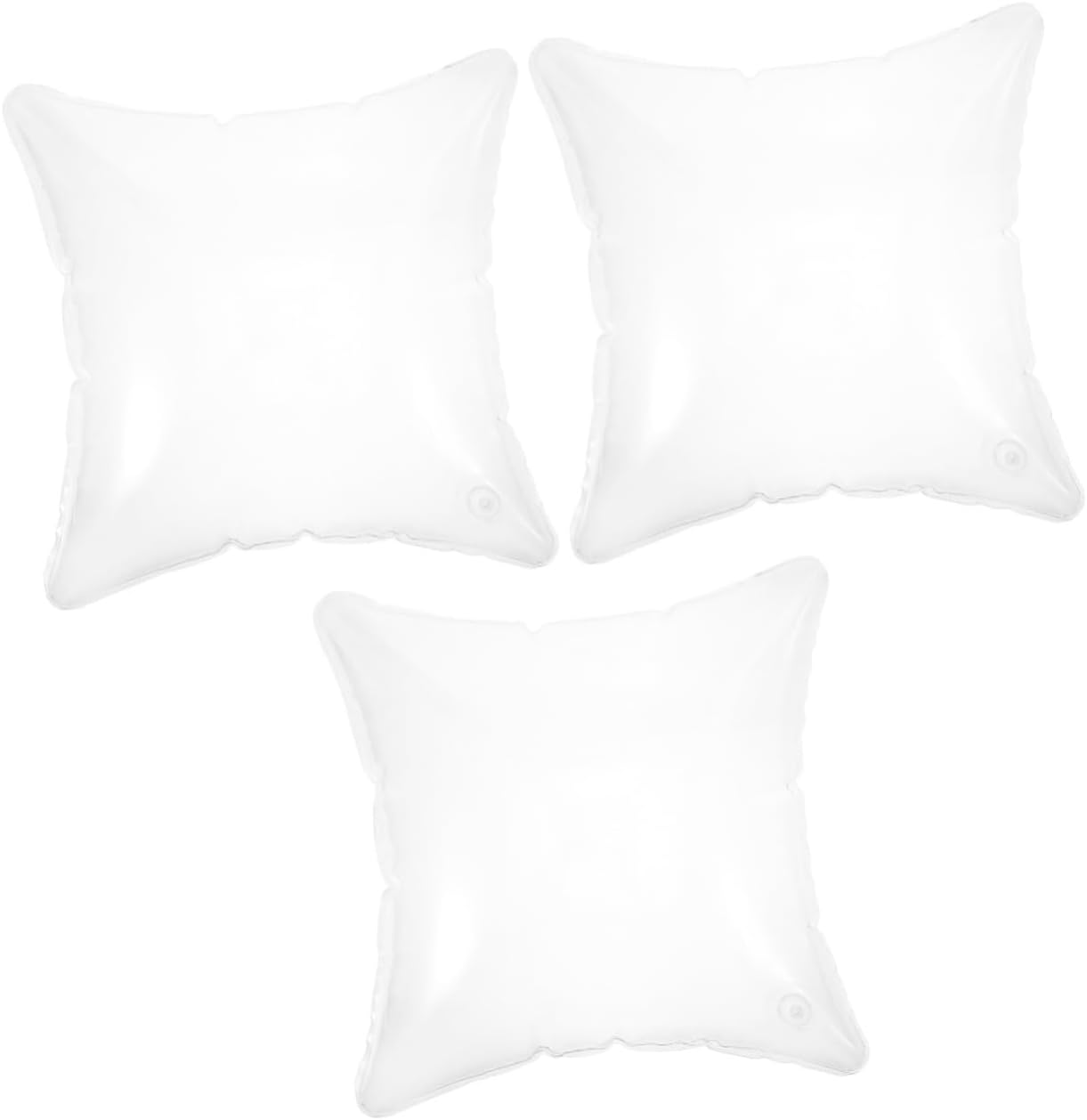 3pcs Inflatable Pillow Insert for Camping Transparent Design Height for Comfort Lightweight Portable Cushion for Travel and Outdoor Use