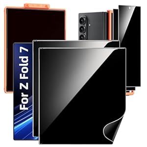 Hoerrye für Samsung Galaxy Z Fold 7 Schutzfolie Displayschutz - 9H+ Härte für Panzerglas Sichtschutz, [28° Anti-Spy, Einfache Installation,0 Staub & Blasen] Anti-Peeping, 2 Stück