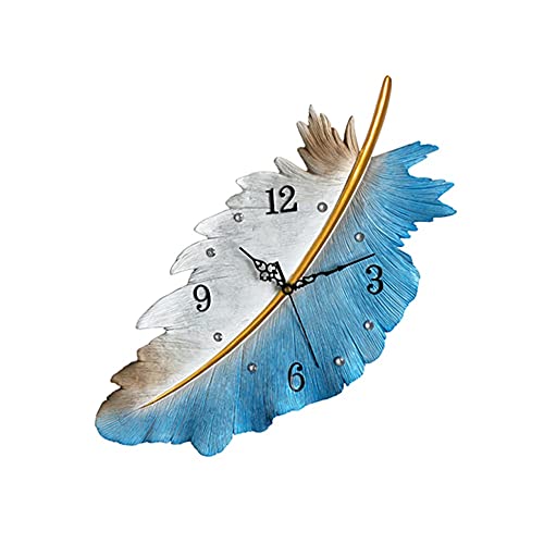 Horloge murale décorative dorée XJBTBA pour salon moderne et élégant