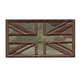 Multicam Union Jack Great Britain UK Flag OCP Morale Tactical Badge Army Embroidery Touch Fastener Patch