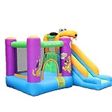 Doctor Dolphin Bounce House Slide with Blower Bounce House for Kids 5-12 Bounce House for Kids, Jump