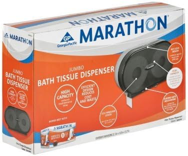 Marathon Jumbo Double Roll Toilet Paper Dispenser