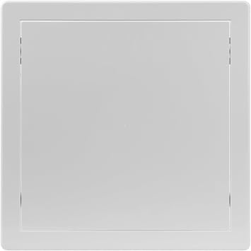 Vent Systems White ABS Plastic Access Panel 10 x 10 Inch Cut-Out - Access Door for Drywall, Wall, Ceiling - Electrical, Plumbing Service Wall Hole Cover - Inspection Door - 11 x 11 Inch Outer