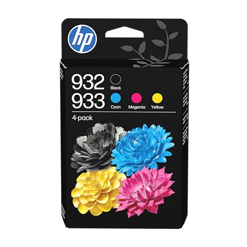 Pack HP 932 933 cartouches d'encre authentiques noir et couleur pour imprimante