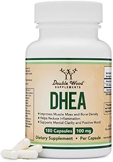 DHEA 100mg – 180 Capsules -Third Party Tested, Made in The USA