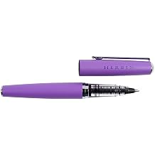 Herbin Jacques Ref 21677T - Metal Rollerball Pen With Cartridge - Violet - Easy Refill with Universal Fit Cartridges, Metal Body & Cap, Fine Tip For Daily Use