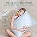 Shredded Memory Foam Cooling Soft Pillows Queen Size Set of 2, Adjustable Hypoallergenic Hotel Quality Pillow for Back, Stomach and Side Sleeper Sleeper, Bamboo Viscose Cover, Oeko-TEX Certified
