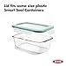 OXO Good Grips 8 Cup Smart Seal Airtight Glass Rectangle Container
