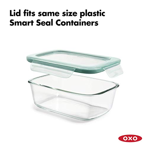 OXO Glass Rectangle Food Storage Container, 8 Cup, Clear by OXO - Image 5