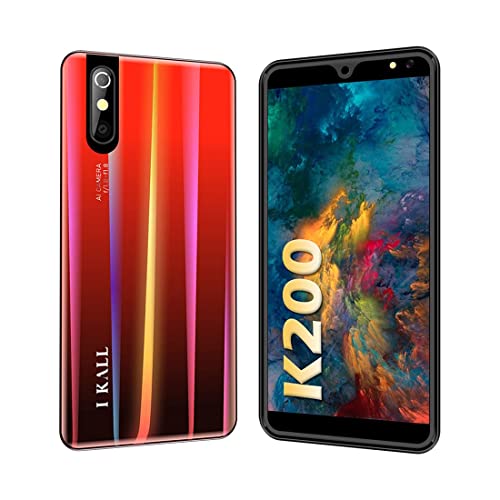 IKALL K200 Smartphone with 5.5 Inch Display (2GB+16GB, 2500 mAh) (Red)
