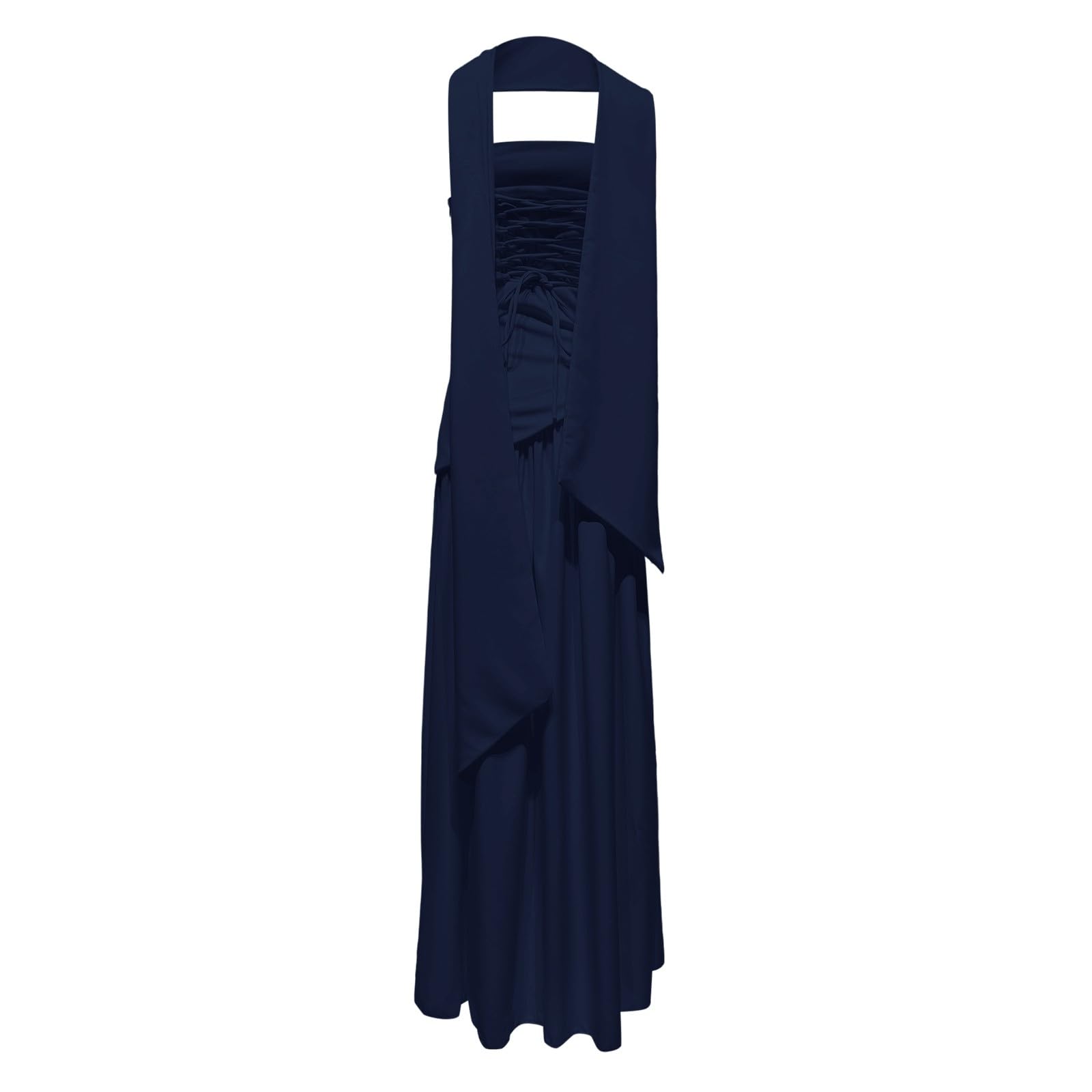 Generisch Vestido informal elegante sin tirantes para mujer, vestido midi para bodas, fiestas, cócteles, noche, ocasiones formales, primavera, verano, color puro