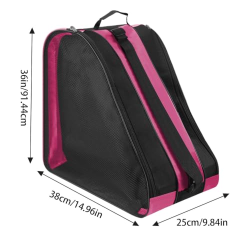 Bolsa de patines de hielo de 3 capas con funda de transporte ventilada 5