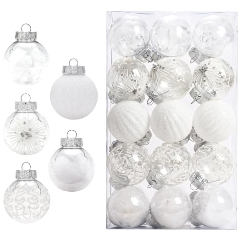 best white christmas decorations