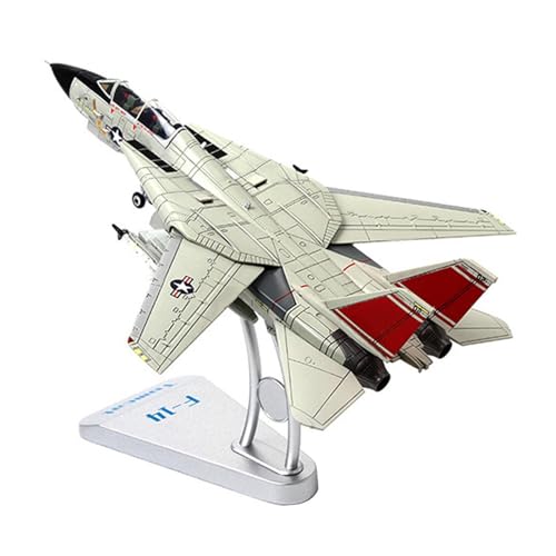 Modelo de avión F-14A militar a escala 1/72, el regalo ideal de colección con soporte