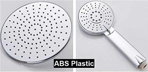 Robinet de douche thermostatique chromé avec mélangeur eau chaude et froide