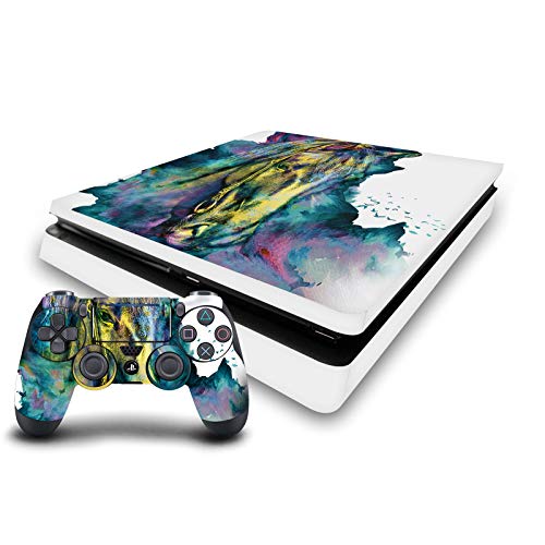 Autocollant PS4 Slim vinyle original Riza Peker, skin manette DualShock 4 art