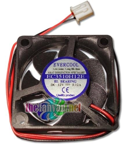 Ventilateur 35mm roulement 12V EC3510H12E connecteur 2 broches 7mm