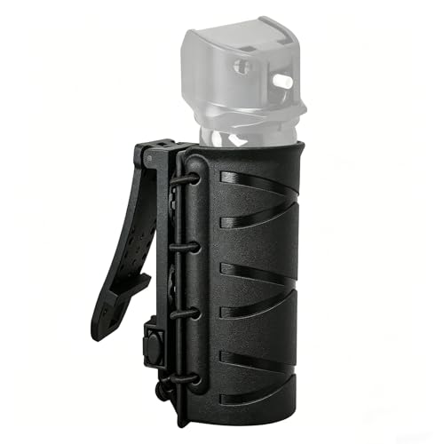 Open to OC/MOLLE Vest Quick Release Pepper Spray Holder/Mace Spray Holster for Duty Belt 360 Rotating Carrier Sheath MK4 Canisters Holder for Men Women