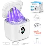 Pulitore A Ultrasuoni Per Apparecchi 50kHz – Vasca 230ml 4 Luci UV