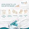 Hyalogic HA Lip Balm - Hyaluronic Acid & Organic, Natural Coconut Oil - Soothes Dry, Chapped Lips - Plumping, Moisturizing & Nourishing - Unflavored - Fragrance & Dye Free - 4.25g - 1 Stick