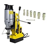 Steel Dragon Tools MD45 Magnetic Drill Press with 7PC 1in. HSS Annular Cutter Kit