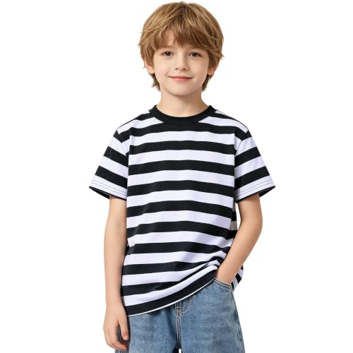 Image of Magic Park 6M-14Y Kid Striped T-Shirt Boys Cotton Tee Basic Top
