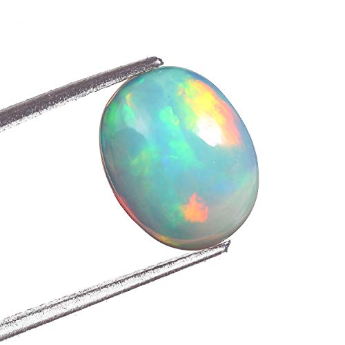 Opale de feu naturelle éthiopienne ovale 2,95 cts, une pierre fine d'exception pour bague