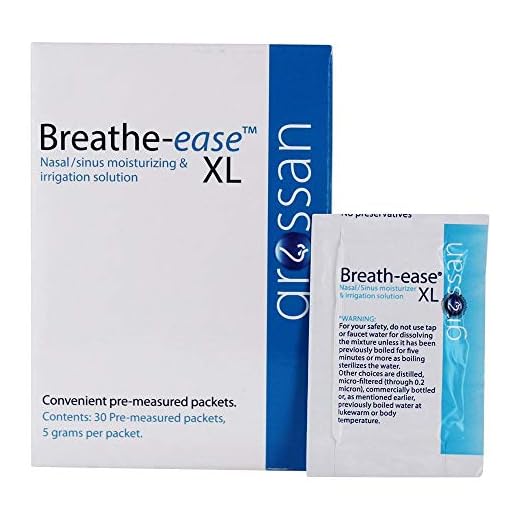 Grossan Breathe-Easexl Nasal Sinus Irrigation Packets, 30 Count