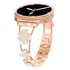 Rosegold band with colorful clover