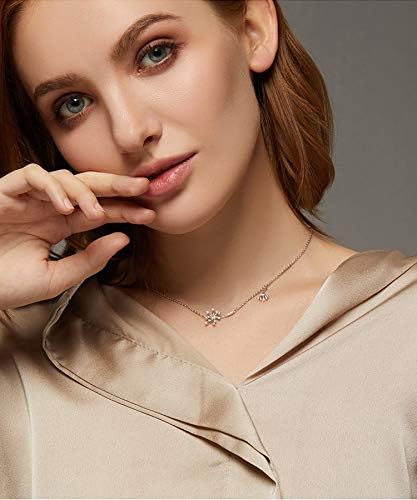 Collier argent 925 pissenlit : cadeau de fiançailles idéal pour femme