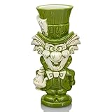 Geeki Tikis Disney Alice In Wonderland Mad Hatter Ceramic Mug | Party Cocktail Tumbler For Liquor and Beverages | Holds 10 Ounces