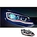 ZGHQHCDRH Headlights Compatible For VW POLO GTI 2010-2018 DRL Day Running Light Head Lamp LED Bi Xenon Bulbs Fog Lights Tuning TSI Car Accessory(TSI,RHD)