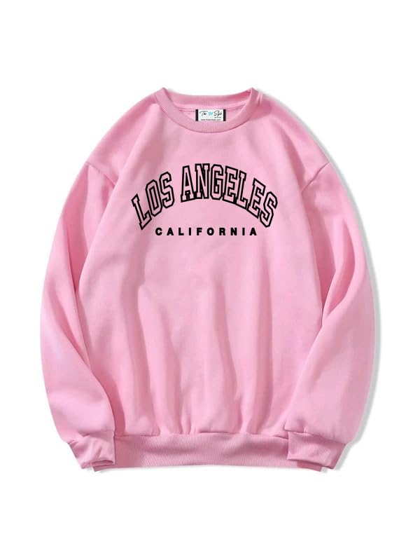Image of The SV Style Los Angeles California Printed Oversized Baggy Sweatshirt