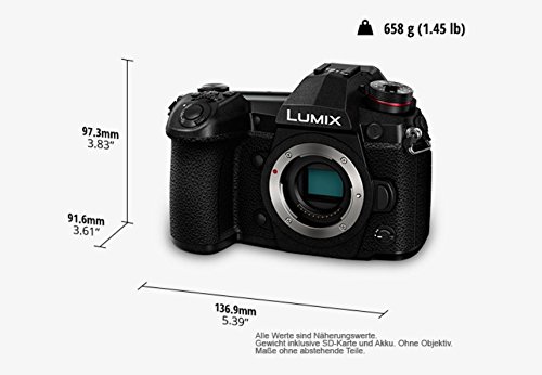 Ficha técnica Panasonic Lumix DC-G9 Cuerpo MILC 20.3MP Live Mos 5184 x 3888 Pixeles Negro - Fernando Cortés